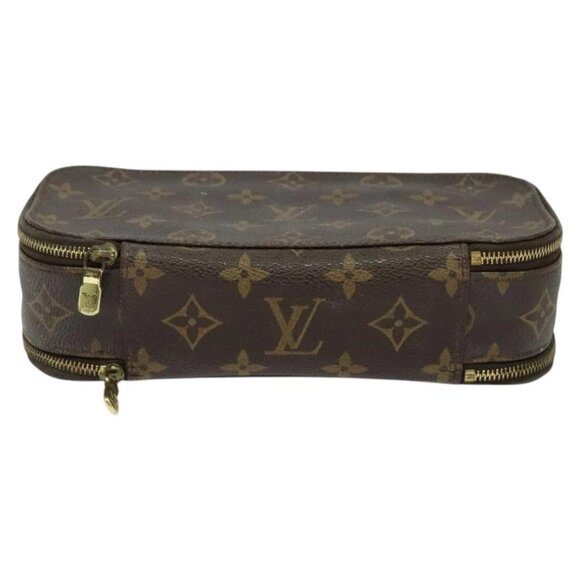 LOUIS VUITTON Monogram Trousse Brush MG Cosmetic Pouch M47505 LV Auth 125537 - Picture 7 of 16